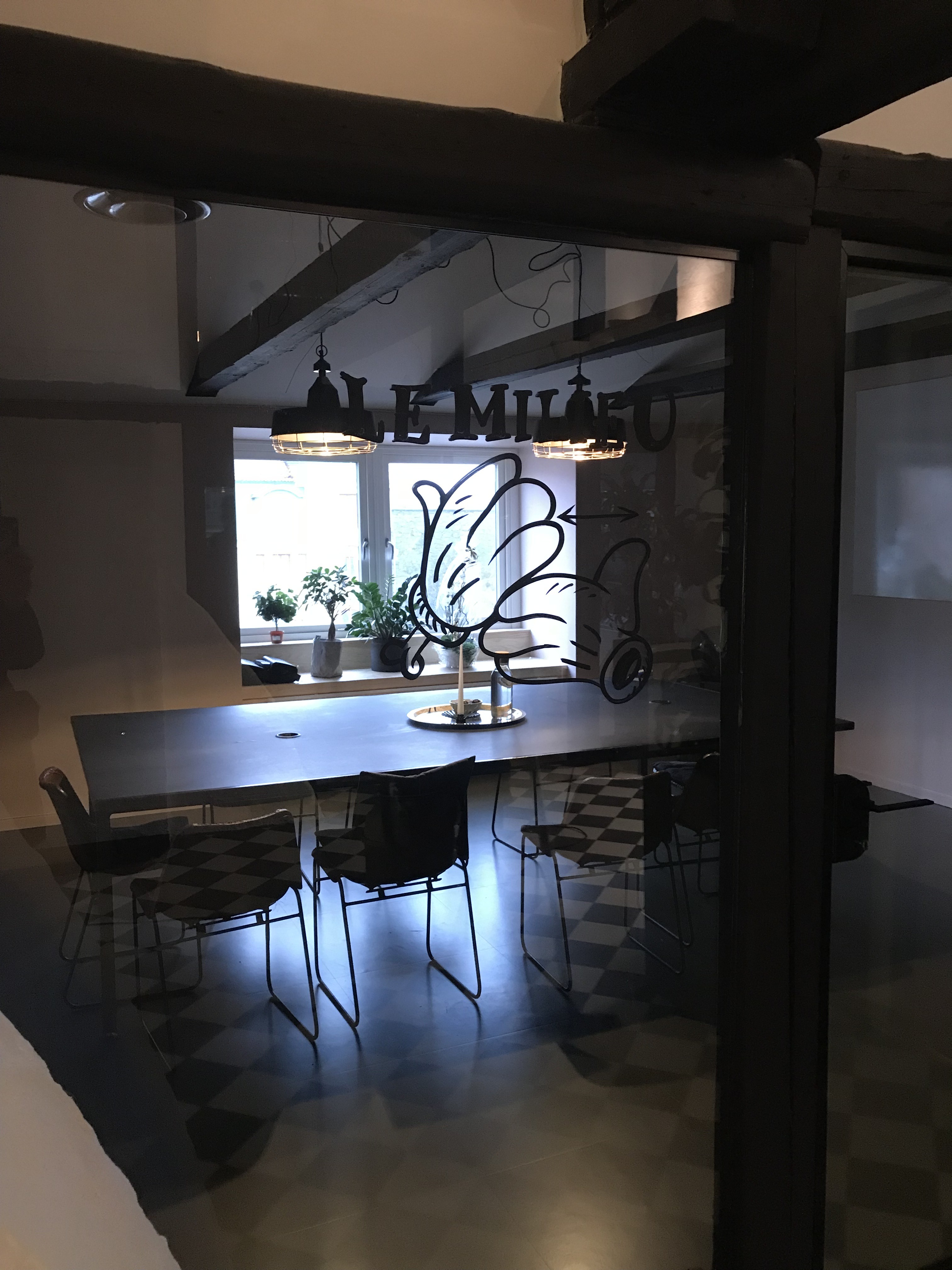 Konferensrum på ett kontorshotell i Göteborg