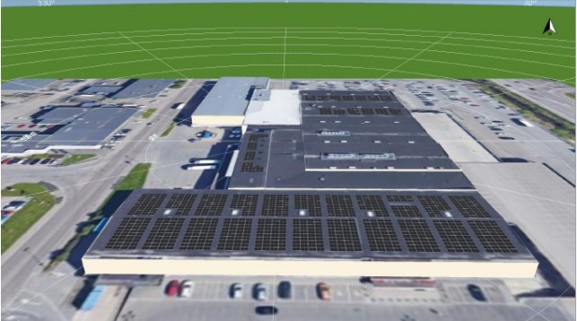 Bygg-Götas 6:e solcellsanläggning är i drift